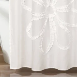 Single Ruffle Flower Shower Curtain - Lush Décor 9 Single Ruffle Flower Shower Curtain - Lush Décor -Lush Decor Store GUEST aa0d3864 5504 470e b241 2627d48233a2