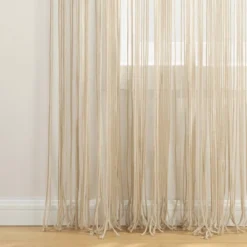 1pc 40"x84" Light Filtering Boho Macrame Tassel Curtain Panel Tan - Lush Décor -Lush Decor Store GUEST abd4b253 077d 4f10 9230 736f631fa4cd