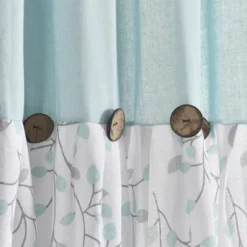 Lush Decor Linen Button Botanical Garden Window Curtain Panels Blue/Gray Single 40X84 7 Lush Decor Linen Button Botanical Garden Window Curtain Panels Blue/Gray Single 40X84 -Lush Decor Store GUEST ac6824d3 2bbb 4b99 a661 02dc8cc62512
