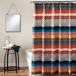 Boho Striped Shower Curtain - Lush Décor -Lush Decor Store GUEST ace9a971 83d3 4319 8df0 d39d4bacdb26