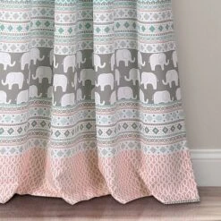 Elephant Striped Window Curtain Panels - Lush Décor -Lush Decor Store GUEST b0cf3ca2 bc79 4cc5 8ab3 d66760cd5c36