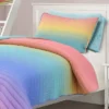 Lush Decor Rainbow Ombre Quilt Rainbow/Turquoise 3Pc Set Twin/TwinXL 2 Lush Decor Rainbow Ombre Quilt Rainbow/Turquoise 3Pc Set Twin/TwinXL -Lush Decor Store GUEST b153ac38 7424 431b b150 c42a1e423c42