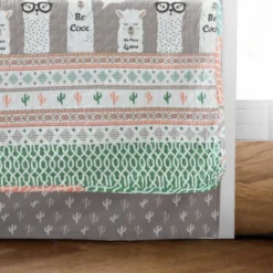 6pc 39"x75" Llama Striped Daybed - Lush Décor