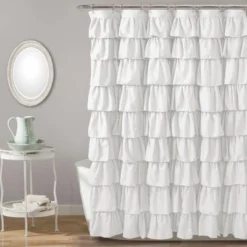 Ruffle Shower Curtain - Lush Décor -Lush Decor Store GUEST b3190a22 2ce1 4c41 8b13 6961d08a06e2