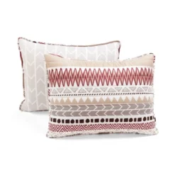 Southwest Stripe Quilt & Sham Set Red/Neutral - Lush Décor -Lush Decor Store GUEST b4496a08 d370 4b25 b2da 5d3f8e0b05db
