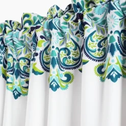 2pk 52"x95" Light Filtering Clara Curtain Panels Blue - Lush Décor -Lush Decor Store GUEST b57a0279 3e70 4f92 a919 dcc21e760117 1