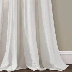 1pc 40"x84" Light Filtering Farmhouse Linen Button Curtain Panel Red - Lush Décor 10 1pc 40"x84" Light Filtering Farmhouse Linen Button Curtain Panel Red - Lush Décor -Lush Decor Store GUEST b713ebd2 4611 4d29 80dd ff9149d92963