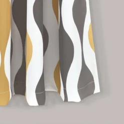 2pk 52"x108" Light Filtering Mid-Century Geo Curtain Panels Gold/Gray - Lush Décor -Lush Decor Store GUEST b8c43a2b da89 4186 b33d 08a321cf2833 1