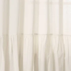 84"x40" Farmhouse Faux Linen Tab Top Window Curtain Panel - Lush Décor -Lush Decor Store GUEST b9bc8e0b da1f 4060 bd15 65d057f215db