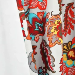 Set Of 2 (95"x38") Zara Jacobean Back Tab Rod Pocket Light Filtering Window Curtain Panels White/Red - Lush Décor 9 Set Of 2 (95"x38") Zara Jacobean Back Tab Rod Pocket Light Filtering Window Curtain Panels White/Red - Lush Décor -Lush Decor Store GUEST bb18a28d 1dcf 4c87 9701 9b5d32ca89c5