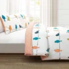 3pc Rowley Birds Cotton Duvet Cover Set - Lush Décor
