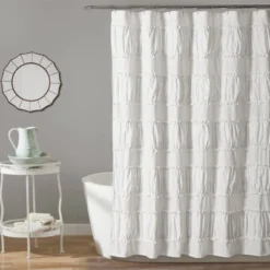 Nova Ruffle Shower Curtain - Lush Décor 12 Nova Ruffle Shower Curtain - Lush Décor -Lush Decor Store GUEST bca3d5ae b696 4c79 abbe fb4097bcca36