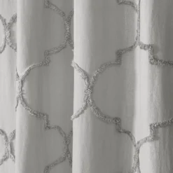 Avon Chenille Trellis Shower Curtain Light Gray - Lush Décor -Lush Decor Store GUEST be1bb498 2c3a 4b50 a613 39ca1b12150a