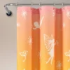 72"x72" Kids' Make A Wish Dandelion Fairy Ombre Shower Curtain Single Pastel Rainbow - Lush Décor