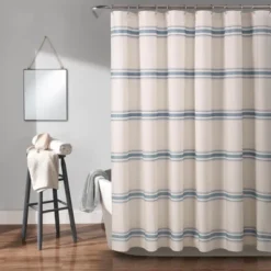Farmhouse Striped Shower Curtain - Lush Décor -Lush Decor Store GUEST bfe0af56 2d0b 4da8 8eba 7c3114b460ba