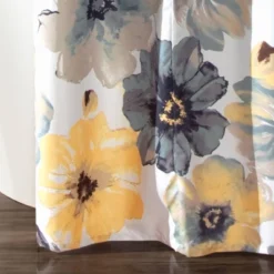 Leah Shower Curtain Yellow/Gray - Lush Décor 9 Leah Shower Curtain Yellow/Gray - Lush Décor -Lush Decor Store GUEST c076a4a6 f84b 4506 9546 1082b662d79a