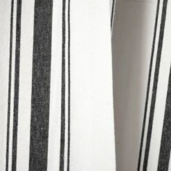 2pk 42"x84" Light Filtering Farmhouse Striped Yarn Dyed Curtain Panels Black - Lush Décor -Lush Decor Store GUEST c30e6aaa c24b 43dd b1c6 4d9fae59a2c7