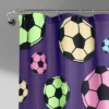 72"x72" Girls Soccer Kick Single Shower Curtain - Lush Décor -Lush Decor Store GUEST c754441d 74f6 47d1 8d26 baa014642292