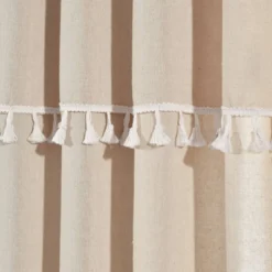 Set Of 2 (84"x52") Ivy Tassel Faux Linen Light Filtering Window Curtain Panels - Lush Décor 10 Set Of 2 (84"x52") Ivy Tassel Faux Linen Light Filtering Window Curtain Panels - Lush Décor -Lush Decor Store GUEST c949a386 9356 490f 83ec 5e9f18bd075b