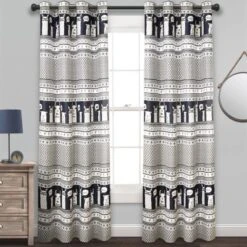 52"x84" Set Of 2 Llama Striped Room Darkening Curtain Panels - Lush Décor 8 52"x84" Set Of 2 Llama Striped Room Darkening Curtain Panels - Lush Décor -Lush Decor Store GUEST ca3c2192 3564 4707 a033 1d82e2338e50