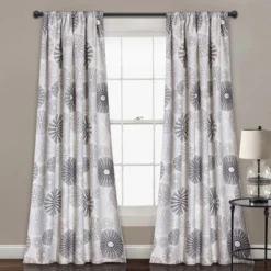 Set Of 2 (84"x52") Multi Circles Light Filtering Window Curtain Panels - Lush Décor -Lush Decor Store GUEST cbc8ad8b 0c1b 465b aa71 00c5cea66c6f