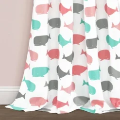 Whale Window Curtain - Lush Décor -Lush Decor Store GUEST cc165173 d2fd 43d1 91bc f0eee02ace58