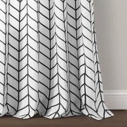 Set Of 2 (84"x52") Calia Chevron Geo Window Curtain Panels - Lush Décor 12 Set Of 2 (84"x52") Calia Chevron Geo Window Curtain Panels - Lush Décor -Lush Decor Store GUEST cc61d3d9 2608 431f a8ee ccd66f46f6f6