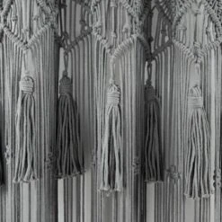 1pc 40"x84" Light Filtering Boho Macrame Tassel Curtain Panel Gray - Lush Décor 11 1pc 40"x84" Light Filtering Boho Macrame Tassel Curtain Panel Gray - Lush Décor -Lush Decor Store GUEST cc747abc 9109 40d0 8e63 1c4a62ba11bf