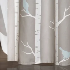Bird On The Tree Shower Curtain Gray/Blue - Lush Décor -Lush Decor Store GUEST cd8f70f3 c8b3 4271 926d d247431a32f9