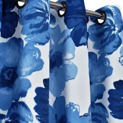 Lush Décor Leah Light Filtering Window Curtain Panels Navy/White 52X84 Set -Lush Decor Store GUEST cd9f02b2 1b7e 4660 87b0 4a0db3e0b733