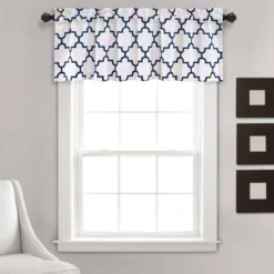 52"x18" Bellagio Room Darkening Valance - Lush Décor -Lush Decor Store GUEST cff2777b 54b0 420e b521 71c240f20f9f