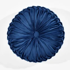 15" Pleated Round Throw Pillow - Lush Décor -Lush Decor Store GUEST d12351c5 84dc 4ed4 a86c 93671a12708d