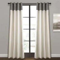 84" X 52" Milo Linen Window Curtain Panels Set - Lush Décor -Lush Decor Store GUEST d15f474b 7169 4626 aee6 61744b0f2d04