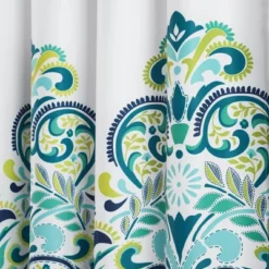 2pk 52"x95" Light Filtering Clara Curtain Panels Blue - Lush Décor -Lush Decor Store GUEST d16bd748 0ca3 4042 9794 acaa3e949c35 1