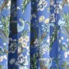 Lush Décor Dolores Light Filtering Window Curtain Panels Blue/Green 52X84+2 Set