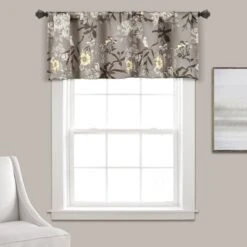 18"x52" Botanical Garden Light Filtering Window Valance - Lush Décor -Lush Decor Store GUEST d3b6652c 4aae 4560 9a5a e6622dade038
