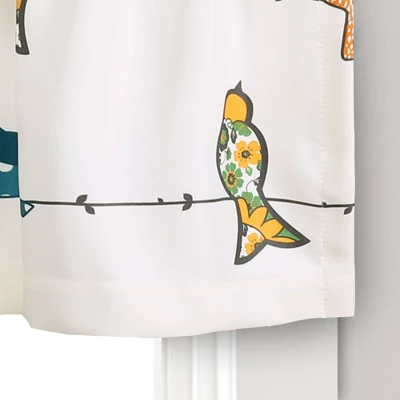 18"x52" Rowley Birds Light Filtering Valance - Lush Décor 5 18"x52" Rowley Birds Light Filtering Valance - Lush Décor - Image 3