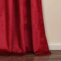 Lush Décor Prima Velvet Solid Light Filtering Window Curtain Red Set 38X84 9 Lush Décor Prima Velvet Solid Light Filtering Window Curtain Red Set 38X84 -Lush Decor Store GUEST d55a5374 8c86 45ee 8e2f baf3c528898c