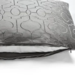 Oversize Velvet Geo Soft Embroidered Family-Friendly Pillow Cover - Lush Décor -Lush Decor Store GUEST d5a37350 52c8 4201 9539 a8cdc0692c63