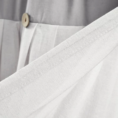 18"x52" Farmhouse Linen Button Window Valance - Lush Décor 6 18"x52" Farmhouse Linen Button Window Valance - Lush Décor - Image 4