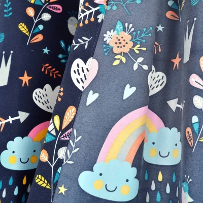 84"x52" Set Of 2 Unicorn Heart Window Curtain Panels - Lush Décor 6 84"x52" Set Of 2 Unicorn Heart Window Curtain Panels - Lush Décor - Image 4