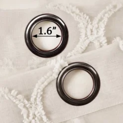 2pk 38"x95" Sheer Avon Trellis Curtain Panels Beige - Lush Décor -Lush Decor Store GUEST db1b1147 97fb 458d 95eb ddf2c51833ef 1