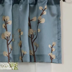 84"x18" Cocoa Flower Window Valance Blue - Lush Décor 7 84"x18" Cocoa Flower Window Valance Blue - Lush Décor -Lush Decor Store GUEST db885db5 2e65 4279 a76e 29bf2aaa5fcc