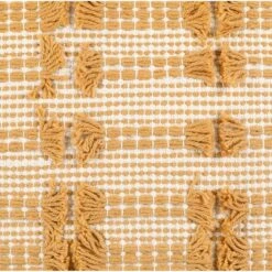 20"x20" Oversize Spencer Tufted Family-Friendly Cotton Square Pillow Cover Yellow - Lush Décor -Lush Decor Store GUEST dc0b4231 65d3 4da1 b08c 93e357e9bb9f