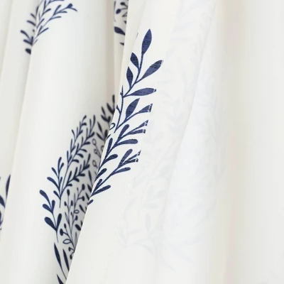 2pk Light Filtering Teardrop Leaf Window Curtain Panels - Lush Décor 6 2pk Light Filtering Teardrop Leaf Window Curtain Panels - Lush Décor - Image 4