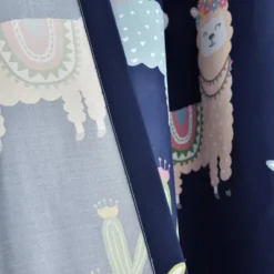 52"x84" Make A Wish Southwest Llama Cactus Window Curtain Panels Set - Lush Décor -Lush Decor Store GUEST ded7c023 2efd 42ee a2b1 4ab8f6b9e60d