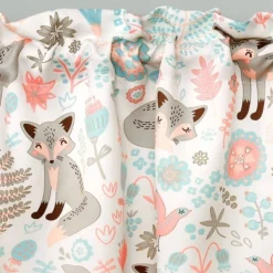 Kids' Pixie Fox Room Darkening Window Curtain Panels Gray/Pink - Lush Décor -Lush Decor Store GUEST df8f8c22 8f62 4a14 b26e d2e364885fa6