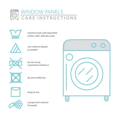 Lush Décor Farmhouse Textured Grommet Sheer Window Curtain Panels Blush 38X84 Set 6 Lush Décor Farmhouse Textured Grommet Sheer Window Curtain Panels Blush 38X84 Set - Image 4