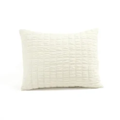 3pc Crinkle Textured Dobby Comforter & Sham Set - Lush Décor