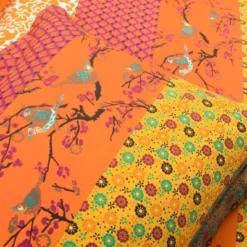 3pc Royal Empire Cotton Duvet Cover Set Tangerine - Lush Décor -Lush Decor Store GUEST e70e8829 0b30 4479 bf35 7b71639941d7